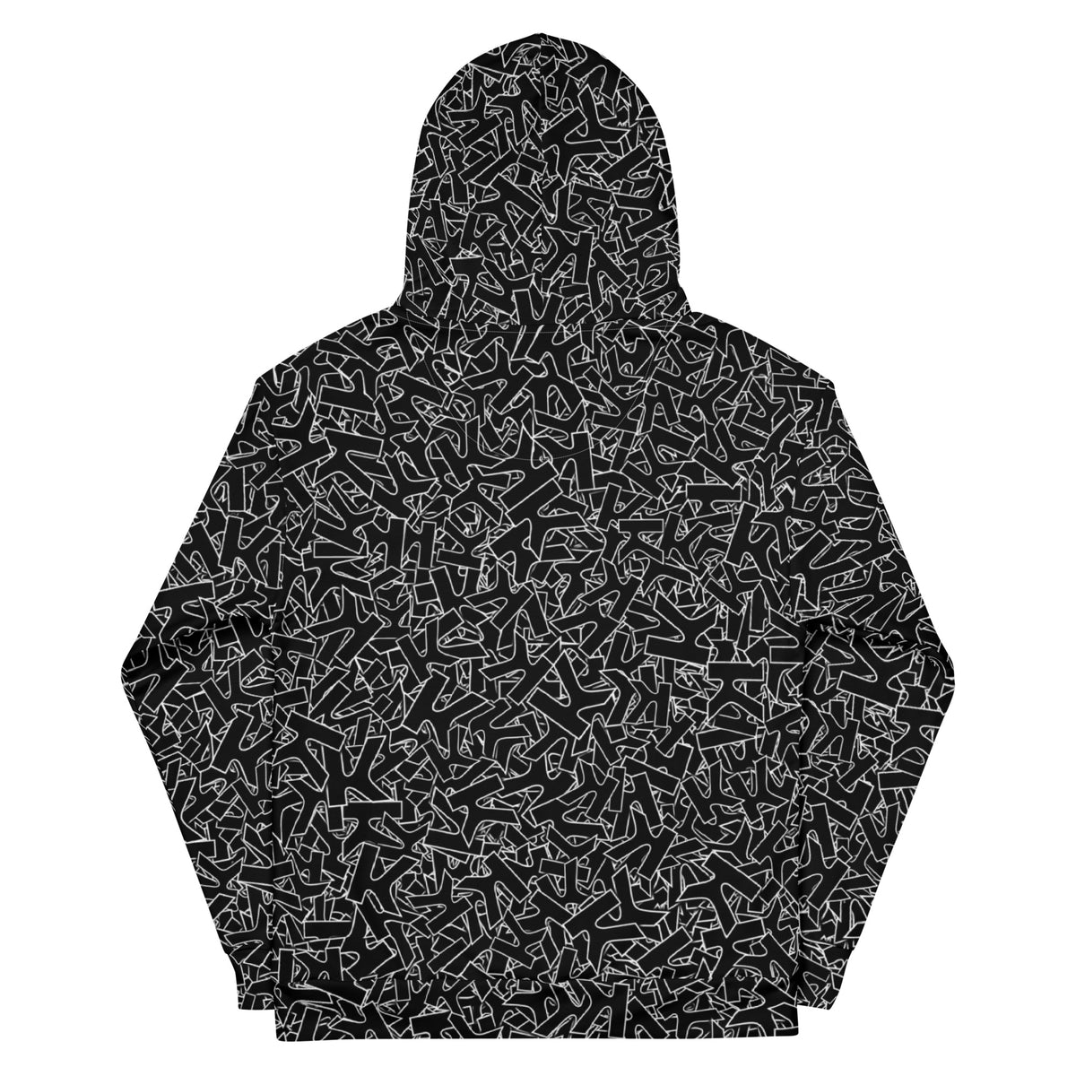 K Series | Unisex Hoodie, Black & White